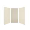 Expressions 48-in x 48-in x 96-in Glue to Wall 3-Piece Shower Kit, Cameo / Biscuit / Houndstooth, EWK484896-3246