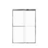 FBPT487008F-T-PC Frederick 45.75-47 in. W x 70 in. H Semi-Frameless Bypass Shower Door in Polished Chrome with Frosted Glass 