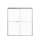 FBPT607008F-J-BN Frederick 57.75-59 in. W x 70 in. H Semi-Frameless Bypass Shower Door in Brushed Stainless with Frosted Glass