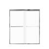 FBPT607008F-T-PC Frederick 57.75-59 in. W x 70 in. H Semi-Frameless Bypass Shower Door in Polished Chrome with Frosted Glass 