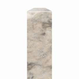 SFIM722-49 Saramar .25-in x 1-in x 72-in Flat Inside Corner Molding, Sand Creme