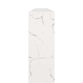 FIM962-KI01G Titan .25-in x 1-in x 96-in Flat Inside Corner Molding, White Caruso Gloss