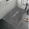 FZSP6042C-59 Trimslate Plus 60-in x 42-in Zero Threshold Shower Base with Center Drain, Ashy Grey