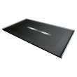 FZS6048C-09 Trimslate 60-in x 48-in Zero Threshold Shower Base with Center Drain, Black