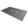 FZS6048C-40 Trimslate 60-in x 48-in Zero Threshold Shower Base with Center Drain, Dark Grey