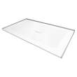 FZS6340C-31 Trimslate 63-in x 40-in Zero Threshold Shower Base with Center Drain, White