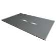 FZS7242C-40 Trimslate 72-in x 42-in Zero Threshold Shower Base with Center Drain, Dark Grey