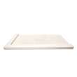 FZSDT5140C-32 Trimslate 51-in x 40-in Shower Base with Adjustable Double Threshold and Center Drain, Cameo