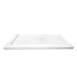 FZSDT6340C-31 Trimslate 63-in x 40-in Shower Base with Adjustable Double Threshold and Center Drain, White
