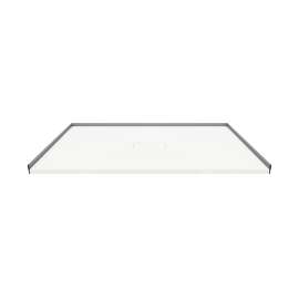Trimslate  Elite 48-in x 36-in Zero Threshold Shower Base with Center Drain, White, SMFZSE4836C-31