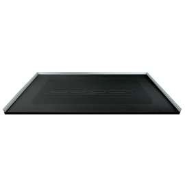 Trimslate  Elite 60-in x 42-in Zero Threshold Shower Base with Center Drain, Black, SMFZSE6042C-09
