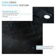 FZSP6032-61 Trimslate Plus 60-in x 32-in Zero Threshold Tub Replacement Shower Base with End Drain, Sterling Black
