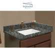 VT43.5x22-4L-A-W Mini Custom Quartz 43.5-in x 22.25-in Single Bowl Vanity Top, Interlude
