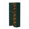 18-in x 21-in x 84-in Ready to Assemble Slim Shaker Vanity Linen Cabinet, Green