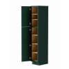 15-in x 21-in x 84-in Ready to Assemble Shaker Vanity Linen Cabinet, Green