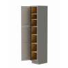 15-in x 21-in x 84-in Ready to Assemble Shaker Vanity Linen Cabinet, Light Grey
