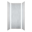 LWK363696-190 Lusso 36-in x 36-in x 96-in Glue to Wall 3-Piece Shower Wall Kit, Bellanca