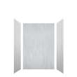 LWK483672-190 Lusso 48-in x 36-in x 72-in Glue to Wall 3-Piece Shower Wall Kit, Bellanca