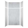 LWKX48367224-190 Lusso 48-in x 36-in x 72/24-in Glue To Wall 6-Piece Transition Shower Wall Kit, Bellanca