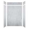 LWKX60368412-190 Lusso 60-in x 36-in x 84/12-in Glue To Wall 6-Piece Transition Shower Wall Kit, Bellanca