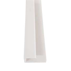 OET6962-01 .25-in x .44-in x 96 Outside Edge Trim, White