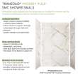 PPWKX60367224-63 Prodigy Plus 60-in x 36-in x 72/24-in Shower Wall Kit, Lustrous Gold (8-in x 16-in Horizontal Tile Pattern with Stone Color)