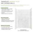 PPWKX60368412-60 Prodigy Plus 60-in x 36-in x 84/12-in Shower Wall Kit, Calcite (8-in x 16-in Horizontal Tile Pattern with Stone Color)