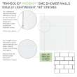 PWK604896-531 Prodigy 60-in x 48-in x 96-in Shower Wall Kit, White Horizontal Tile