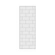 BW3696-531T Bravastone 36-In X 96-In Glue To Wall Wall Panel, White/Grey
