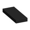 ASB3012-09 30-in x 12-in x 4-in Solid Surface Adjustable Shower Bench, Black