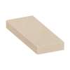 ASB3012-28 30-in x 12-in x 4-in Solid Surface Adjustable Shower Bench, Cashew