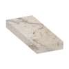 ASB3012-48 30-in x 12-in x 4-in Solid Surface Adjustable Shower Bench, Biscotti Marble