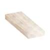 ASB3612-185 36-in x 12-in x 4-in Solid Surface Adjustable Shower Bench, Creme Carmel