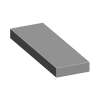 ASB3612-40 36-in x 12-in x 4-in Solid Surface Adjustable Shower Bench, Dark Grey