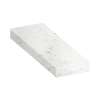 ASB3612-47 36-in x 12-in x 4-in Solid Surface Adjustable Shower Bench, White Venito