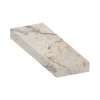 ASB3612-48 36-in x 12-in x 4-in Solid Surface Adjustable Shower Bench, Biscotti Marble