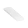 ASB4812-181 48-in x 12-in x 4-in Solid Surface Adjustable Shower Bench, Palladio White