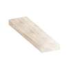 ASB4812-185 48-in x 12-in x 4-in Solid Surface Adjustable Shower Bench, Creme Carmel