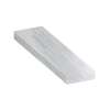 ASB4812-186 48-in x 12-in x 4-in Solid Surface Adjustable Shower Bench, Glacier Grey