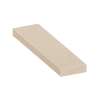 ASB4812-28 48-in x 12-in x 4-in Solid Surface Adjustable Shower Bench, Cashew