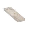 ASB4812-48 48-in x 12-in x 4-in Solid Surface Adjustable Shower Bench, Biscotti Marble