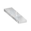 ASB4812-50 48-in x 12-in x 4-in Solid Surface Adjustable Shower Bench, Lunar