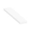 ASB6012-01 60-in x 12-in x 4-in Solid Surface Adjustable Shower Bench, White