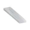 ASB6012-186 60-in x 12-in x 4-in Solid Surface Adjustable Shower Bench, Glacier Grey