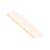 ASB7212-02 72-in x 12-in x 4-in Solid Surface Adjustable Shower Bench, Cameo/Biscuit