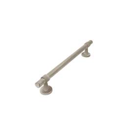 Bella 16-in Knurled Grab Bar, Brushed Stainless, BKS16-BS