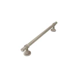 Bella 18-in Knurled Grab Bar, Brushed Stainless, BKS18-BS