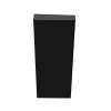 EM981-09 1-in x 1.87-in x 98-in Transition Edge Molding, Black