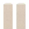 SFIM962-28V Saramar .25-in x 1-in x 96-in Flat Inside Corner Molding, Cashew Velvet