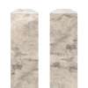 SFIM962-49V Saramar .25-in x 1-in x 96-in Flat Inside Corner Molding, Sand Creme Velvet